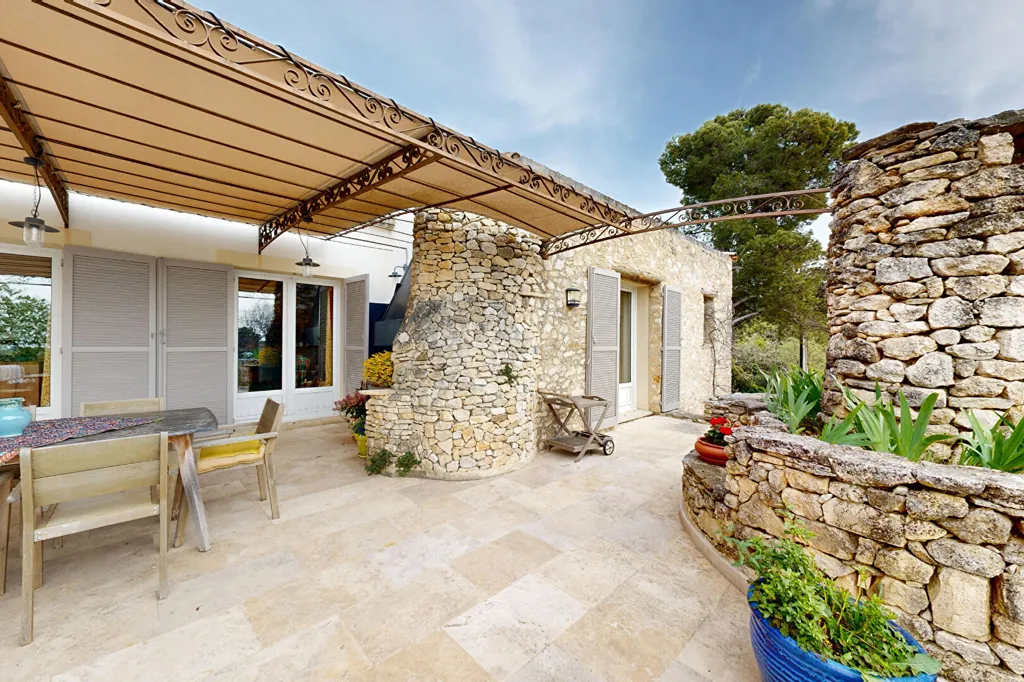 Terrasse - Maison de Caractère avec Vue Panoramique à Venasque