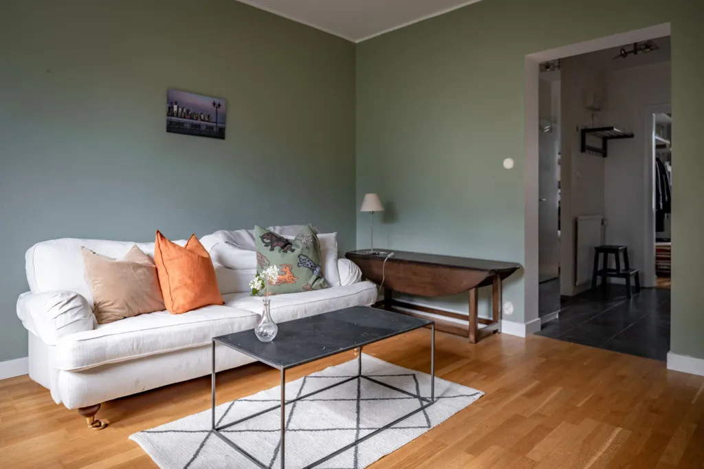 Séjour - Compact Two-Bedroom in Central Lidingö