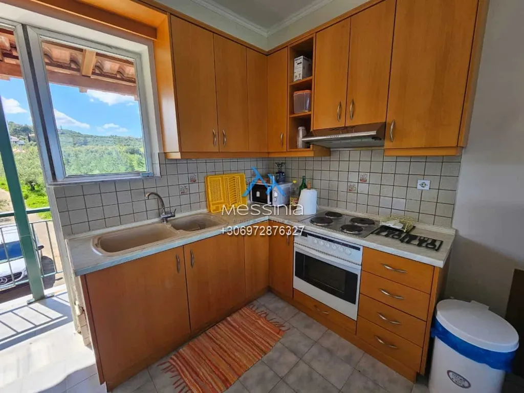 Cucina - Beachfront Villa with Sea View in Gargaro, Messinia