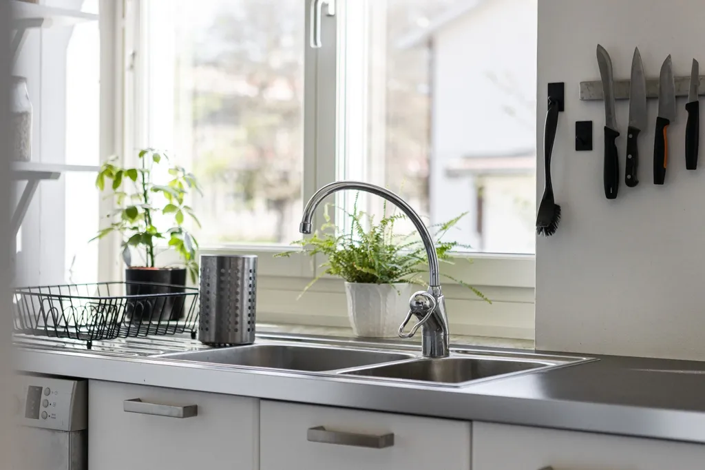 Kitchen - Central One-Bedroom Flat with Balcony in Borlänge