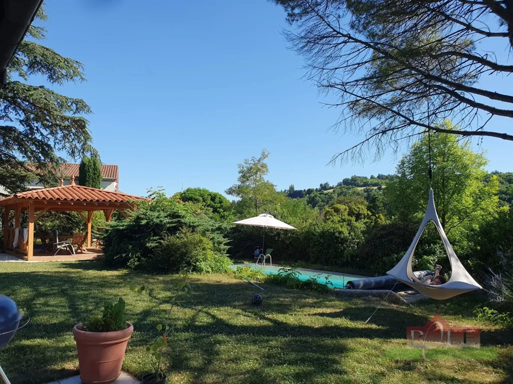 Jardin - Villa de 9 Pièces avec Piscine à Vienne