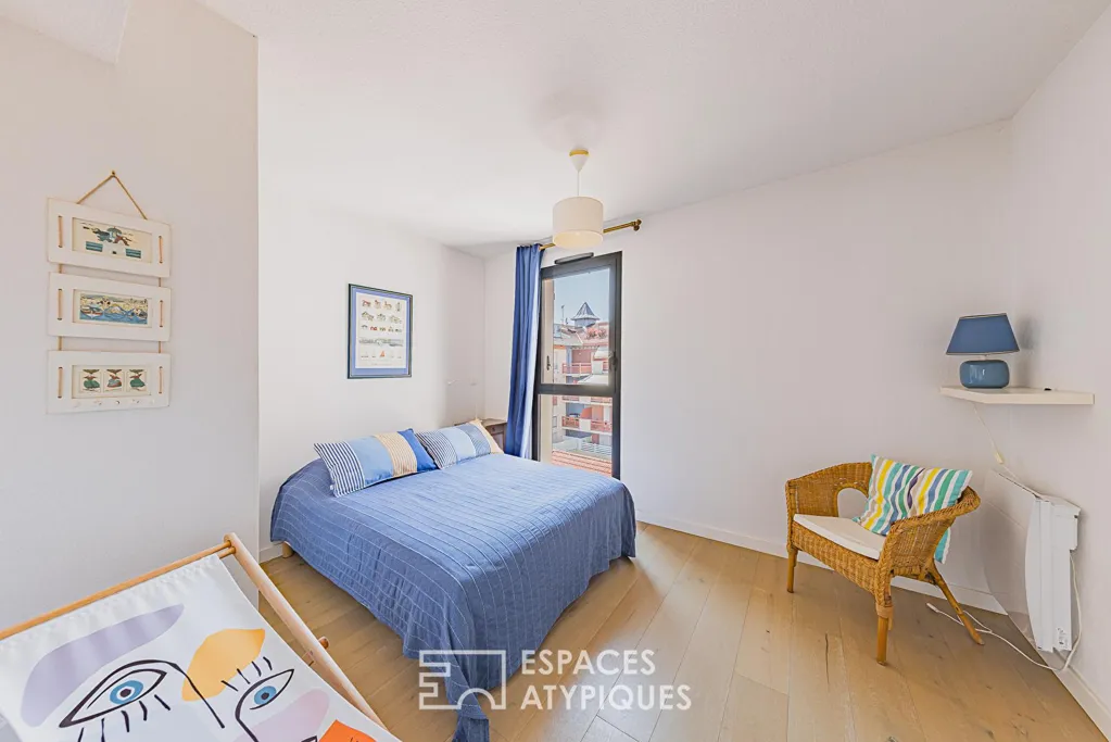 Chambres - Duplex avec Terrasse au Dernier Étage à l’Aiguillon