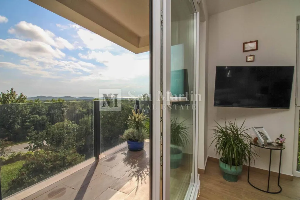 Balcony - Modern Apartment with Sea View in Poreč