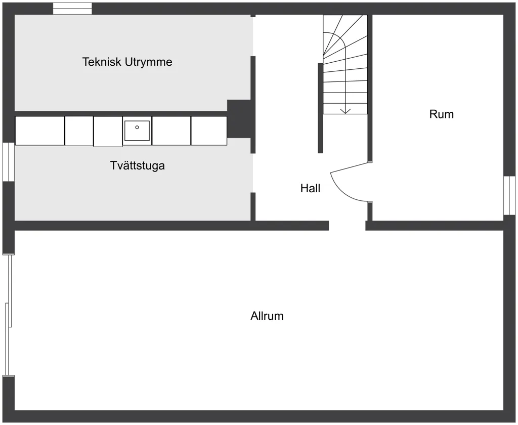 Plan - Fully Renovated Villa with Sunny Garden in Järfälla