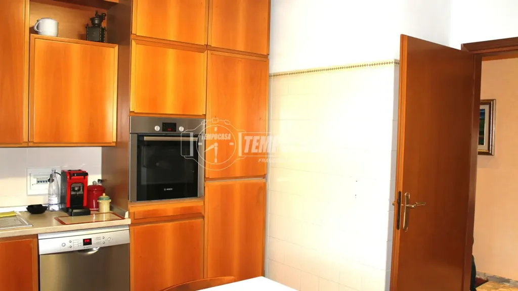 Köök - Panoramic Penthouse with Balcony in Reggio Calabria