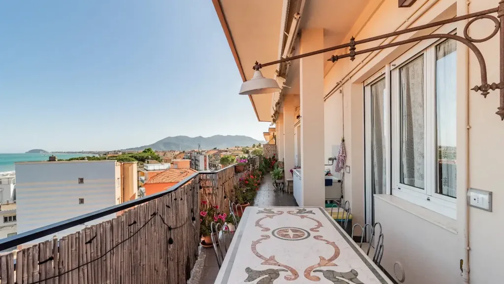 Balcon - Penthouse with Sea View in Ceriale
