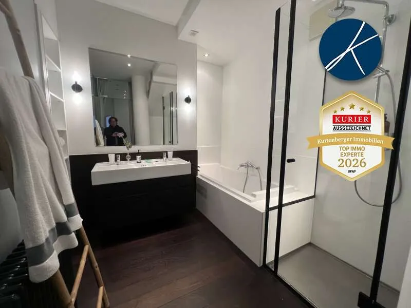 Salles de bain - Penthouse with New-York-Style in Vienna