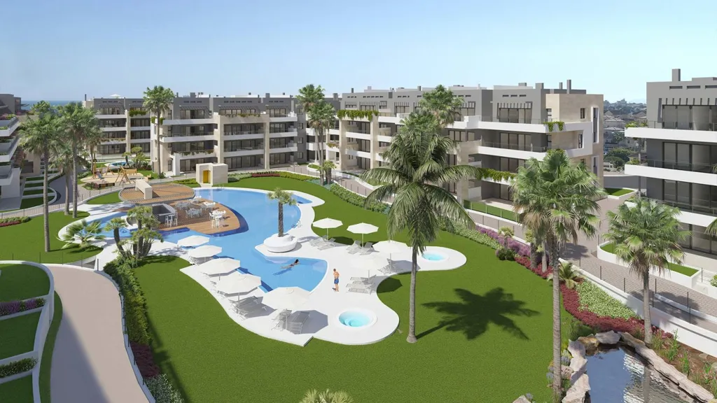 Õhuvaade - Apartment with Pool in Playa Flamenca, Orihuela