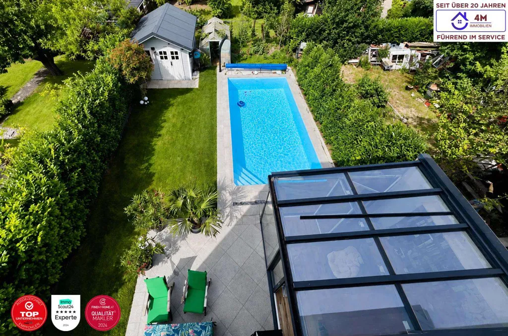 Vue aérienne - Modern Villa with Pool in Vienna