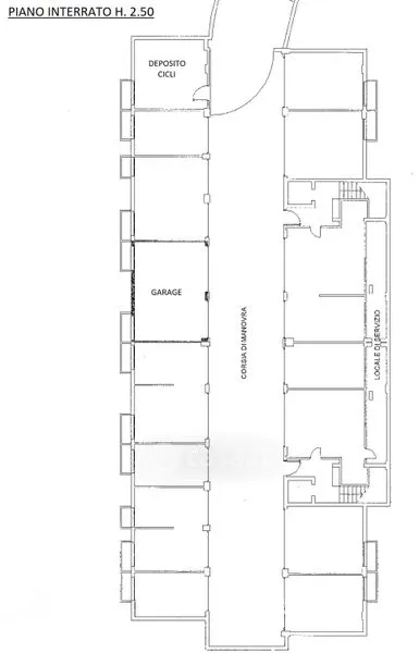 Plan - Duplex Apartment with Private Garden in Modena