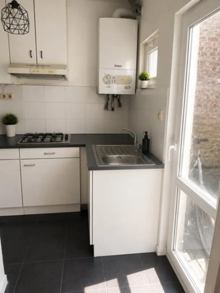 Köök - Apartment with Terrace in Antwerp