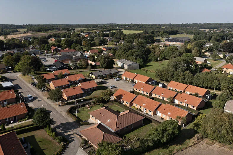 Õhuvaade - Two-Bedroom Flat in Viborg