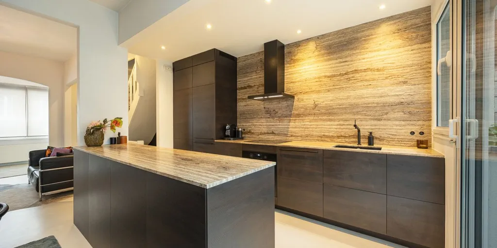 Cuisine - Duplex Contemporain avec Garage à Anvers