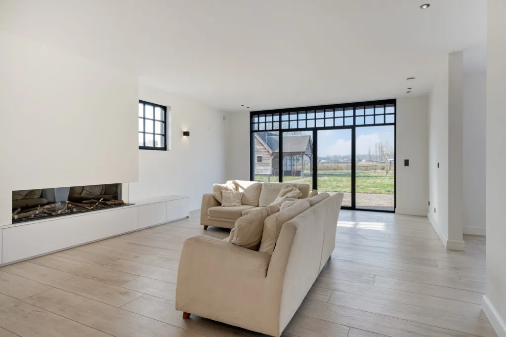 Séjour - Villa Récemment Construite avec Terrasse à Westerlo