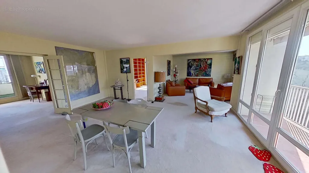 Séjour - Appartement avec Terrasse Panoramique à Paris-13e