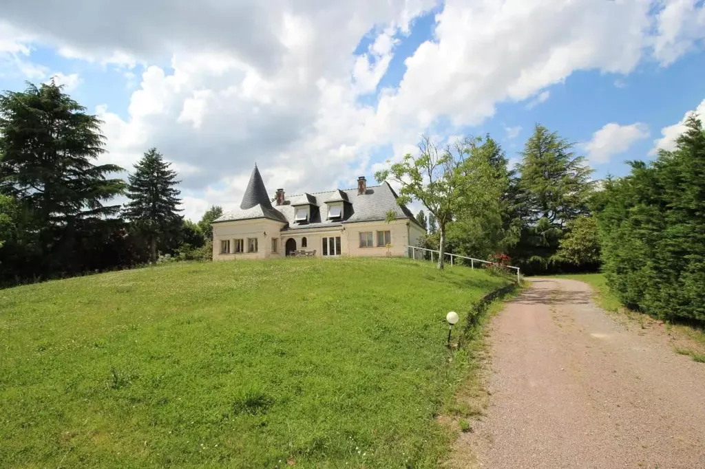 Extérieur - Maison d'Architecte avec Piscine Chauffée à Andard