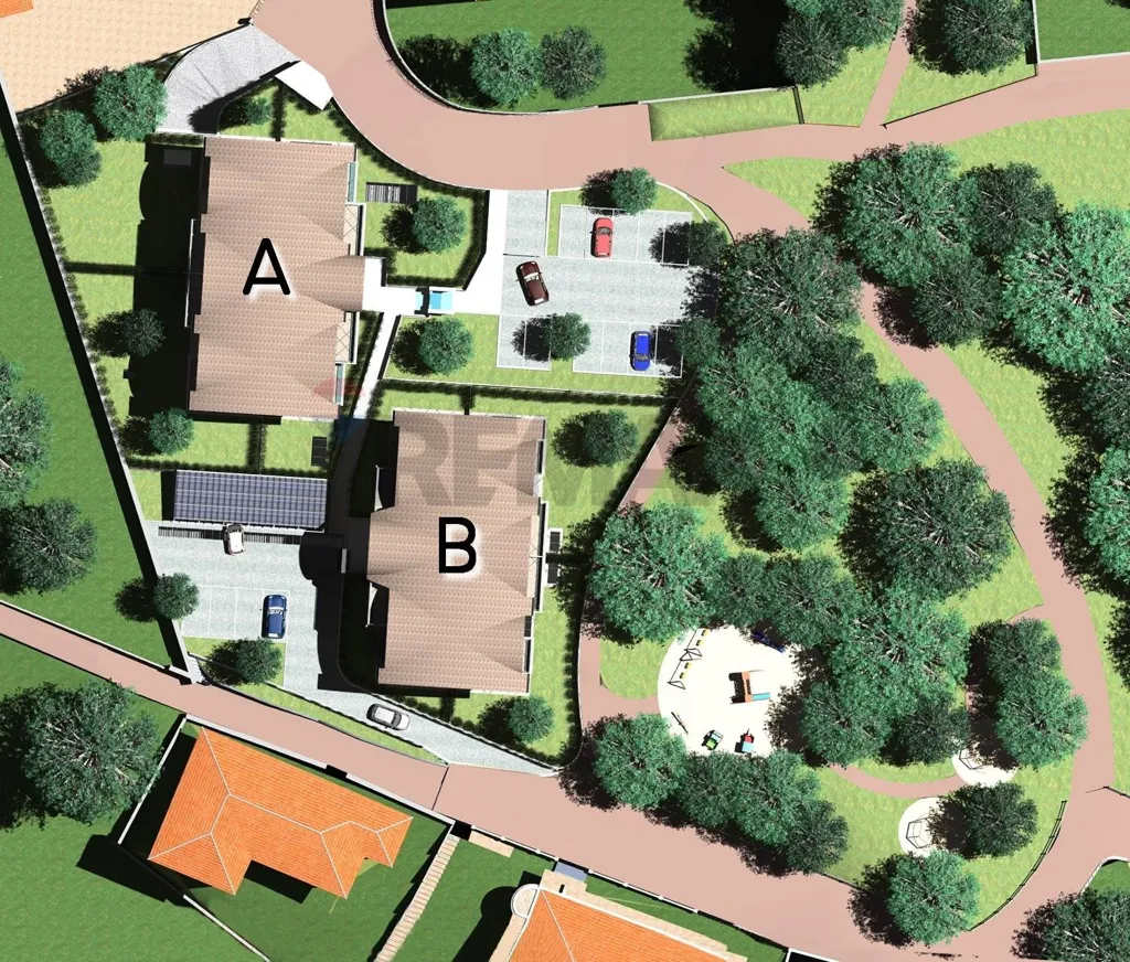 Plan - Attico with Panoramic Terrace in Somma Lombardo