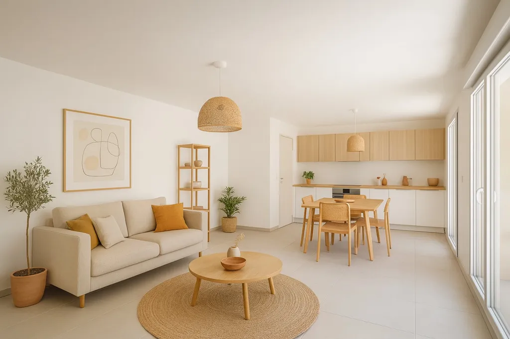 Soggiorno - Apartment with East-Facing Terrace in Avignon Centre