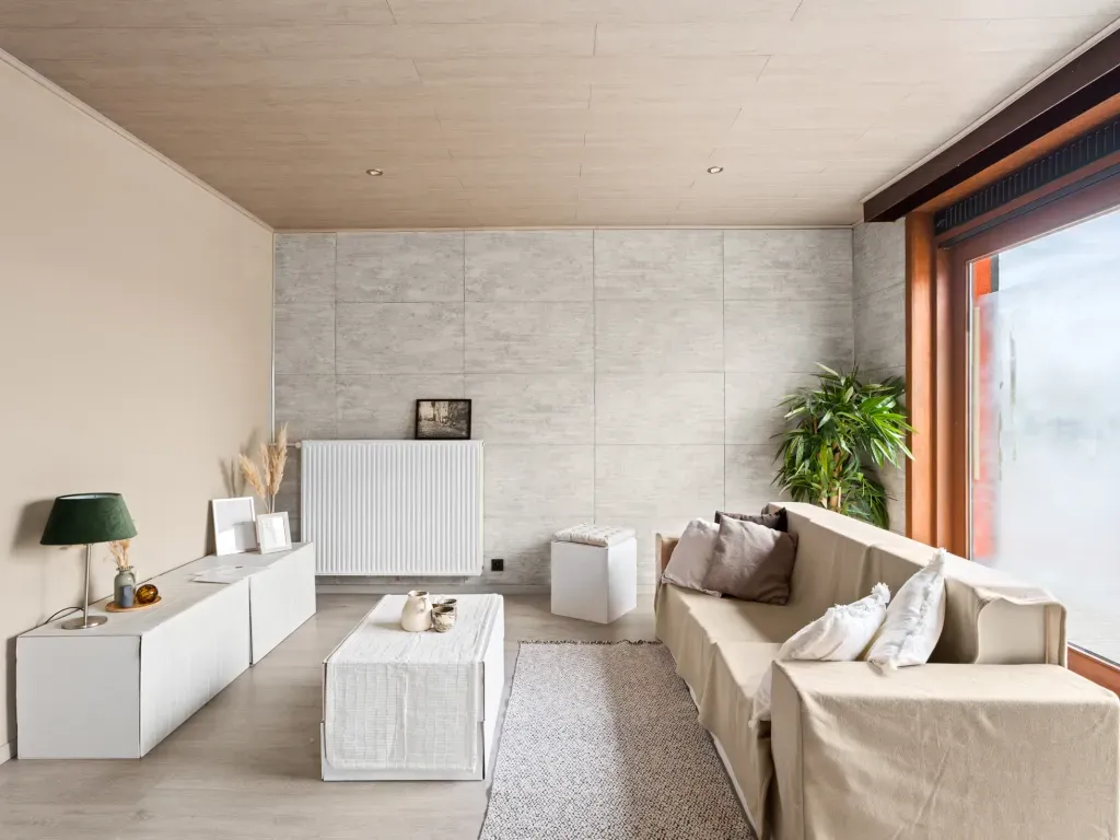 Séjour - Appartement avec Vue sur le Donkmeer à Berlare