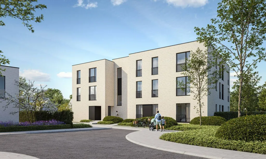 Maison moderne avec garage intégré à Sijsele
