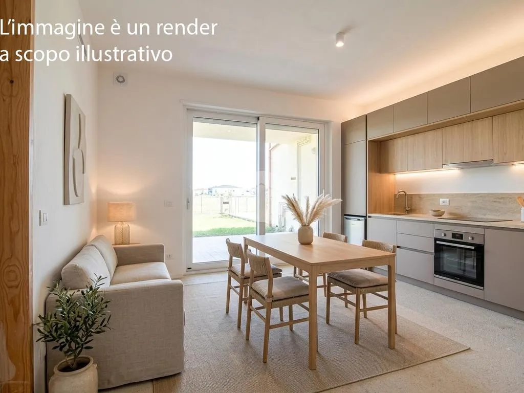 Soggiorno - Modern Flat with Private Garden in Vasto