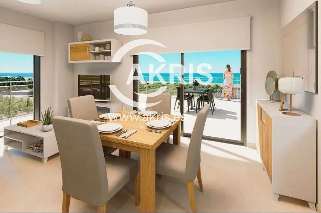 Söögituba - Apartment with Pool and Sea View in Cabanes