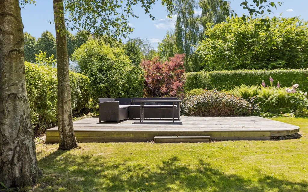 Garden - Central Villa with South-Facing Garden in Broager