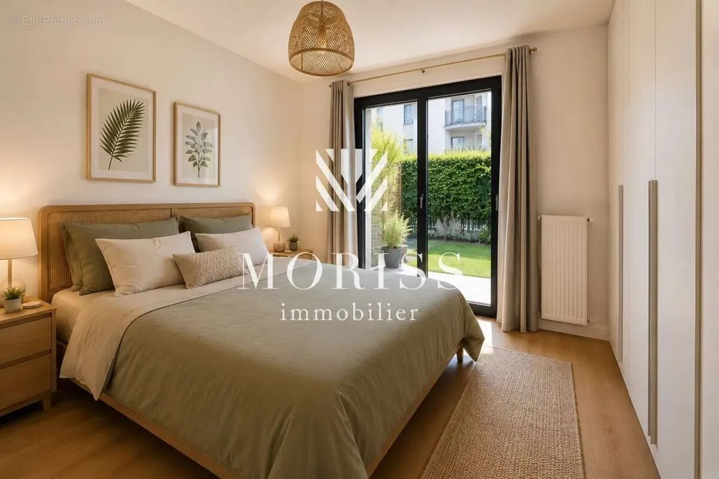 Bedrooms - 3-Bedroom Garden Flat in Asnières