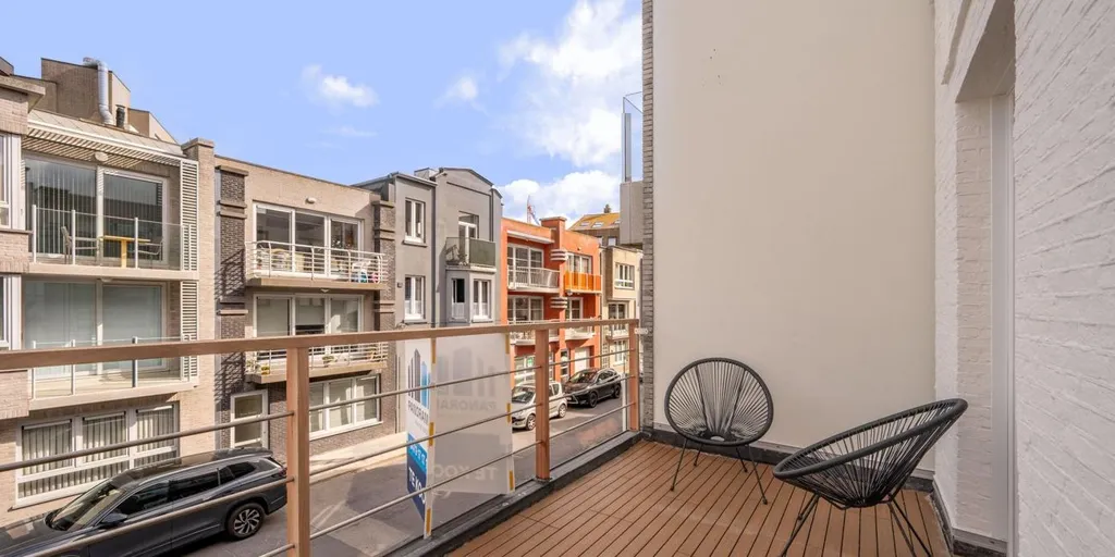 Balcon - Appartement rénové avec terrasse à Wenduine