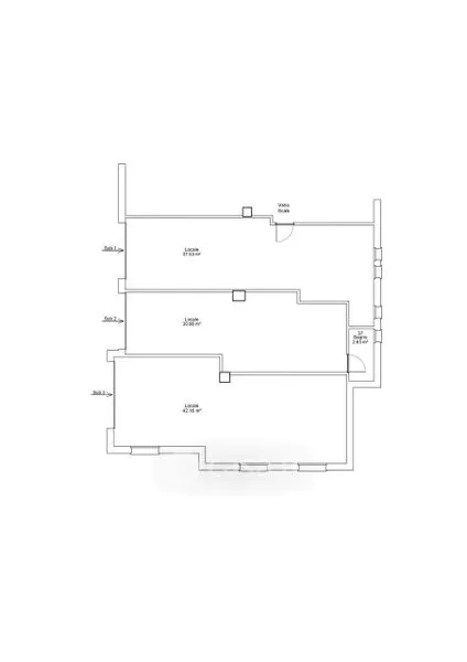 Plan - Apartment with Balcony in Central Rimini