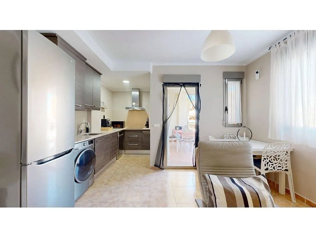 Cuisine - 1-Bedroom Apartment with Terrace in Chilches