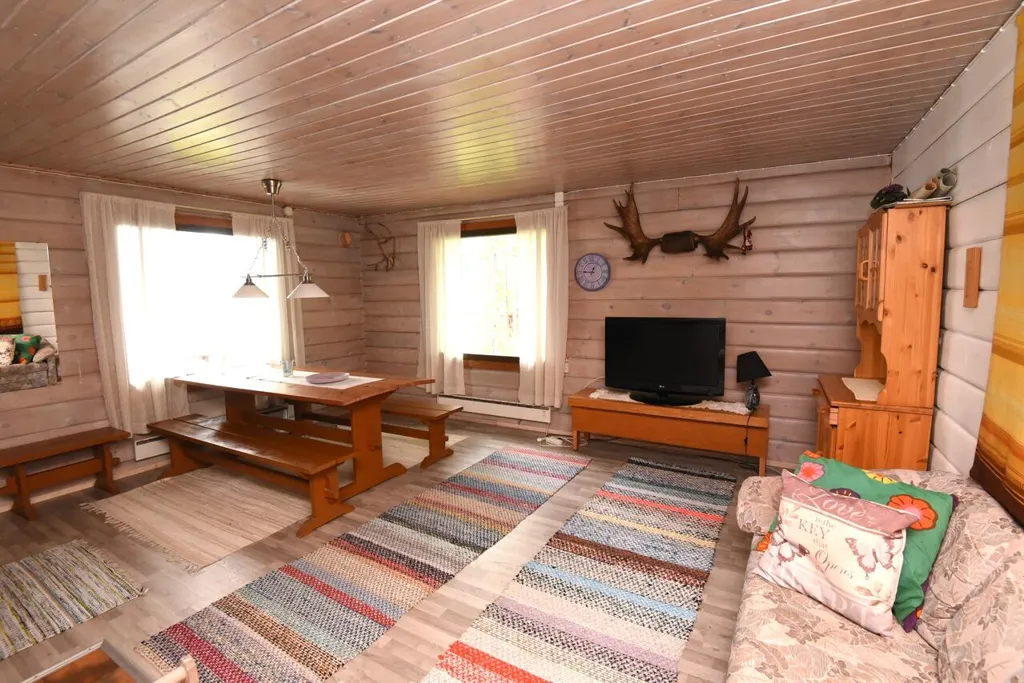 Soggiorno - Cottage with Fireplace by Piispajärvi