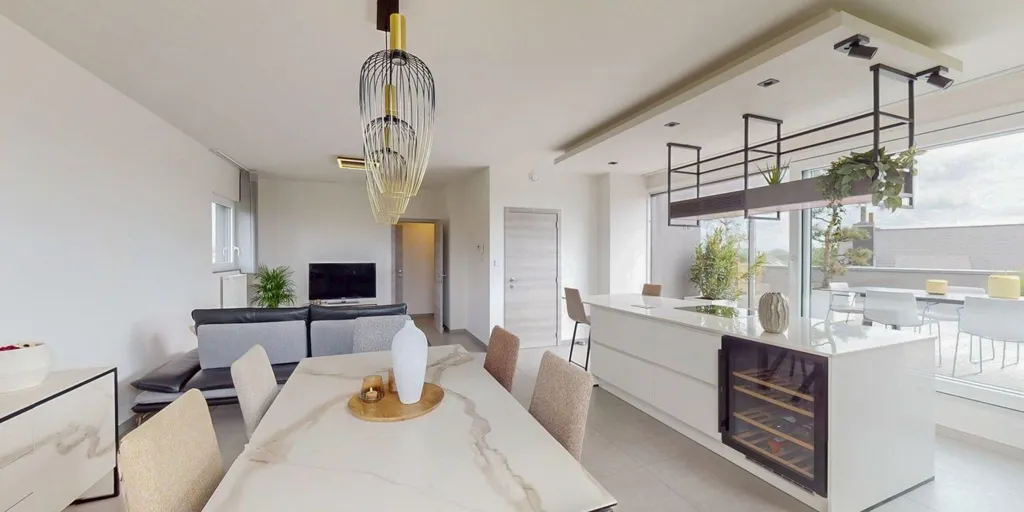 Salle à manger - Penthouse avec Terrasse de 80 m² à Binche