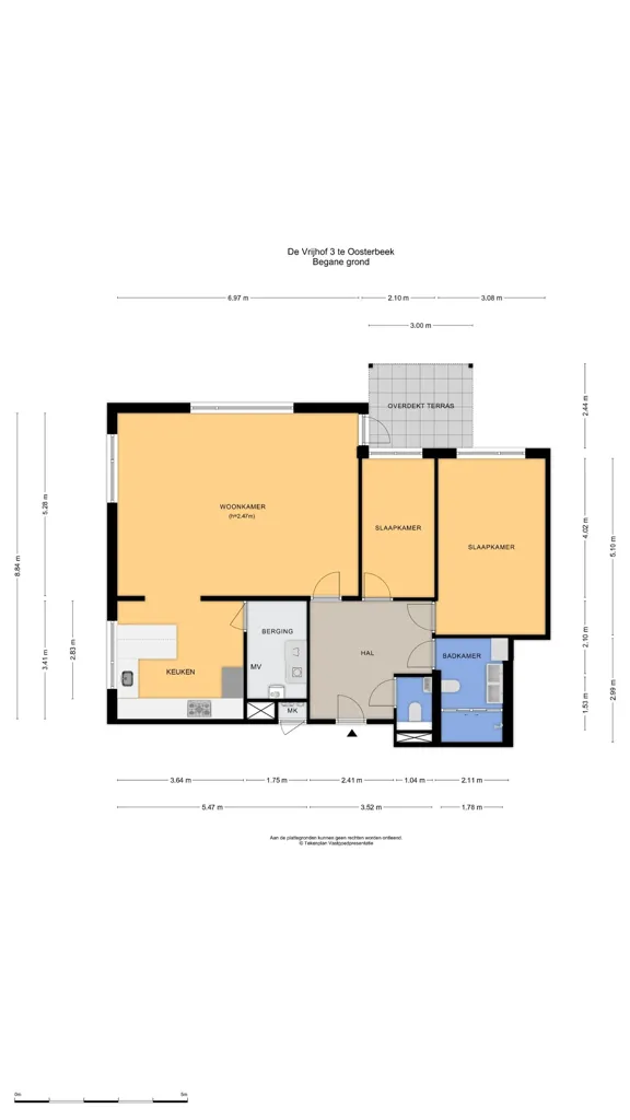 Plan - Portiekflat with Garden in Oosterbeek