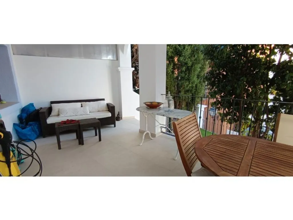 Terrasse - Semidetached House with Patio in Estepona