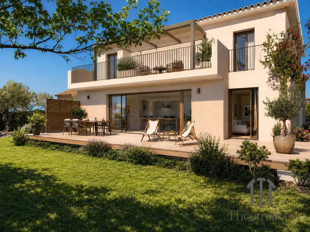 Extérieur - Villa contemporaine avec vue dégagée à Saint-Étienne-du-Grès