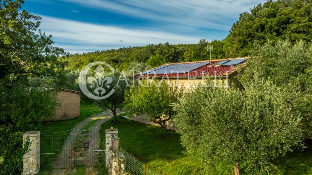 Vue aérienne - Luxury Farmhouse with Pool in Monteriggioni