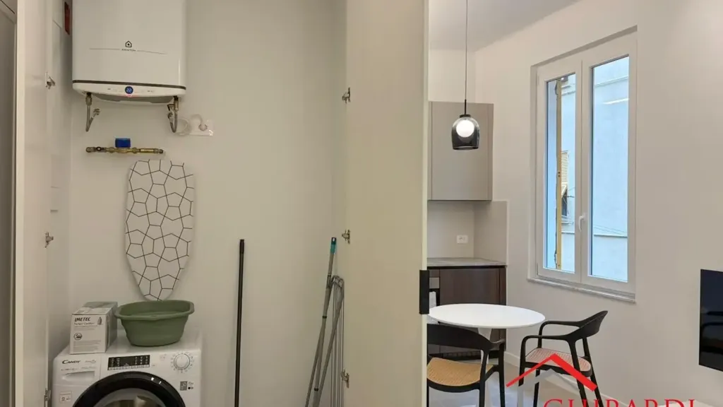 Pesuköök - Modern Studio with Sea View in Genoa