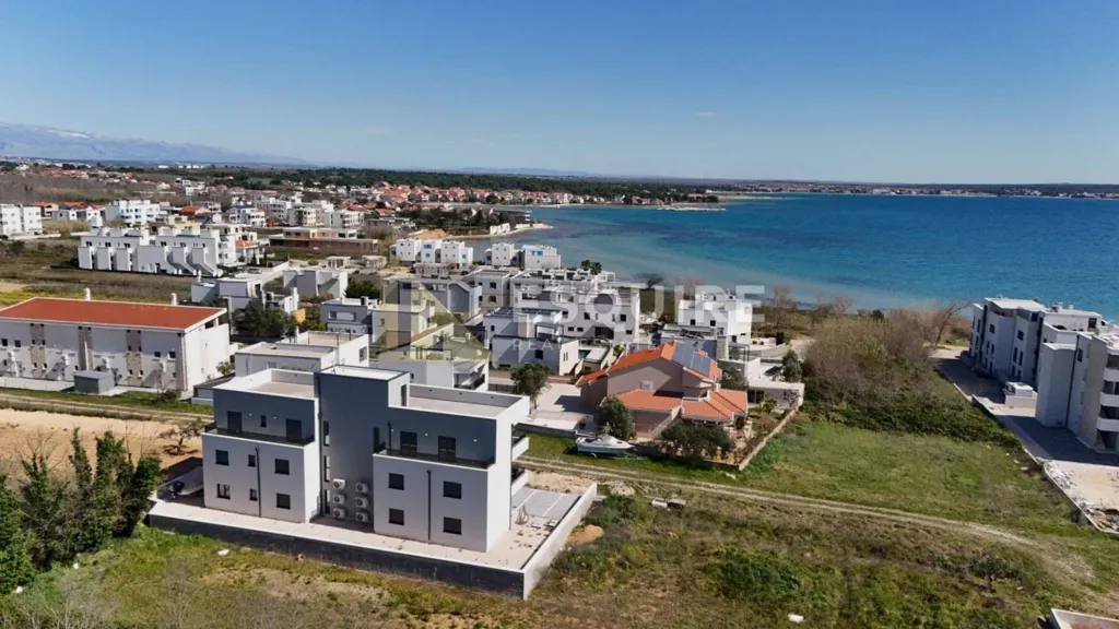 Vue aérienne - Penthouse with Sea View in Privlaka
