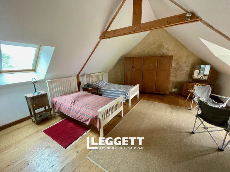 Chambres - Maison en Pierre Rénovée avec Jardin à Limerzel