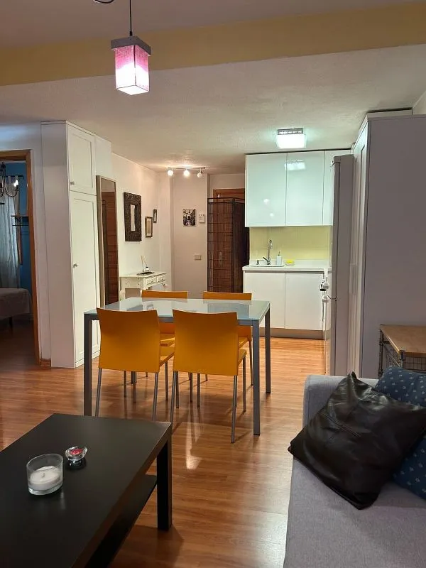 Living Room - T2 Apartment with Balcony in León y Castillo