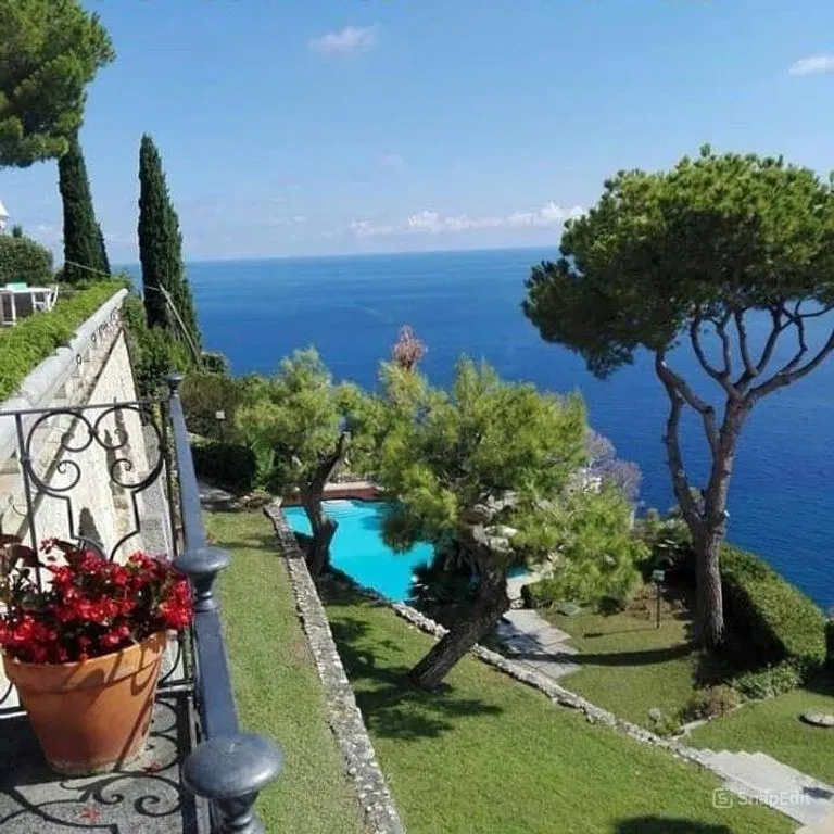 Terrass - Stone Villa with Sea Views in Grimaldi Superiore