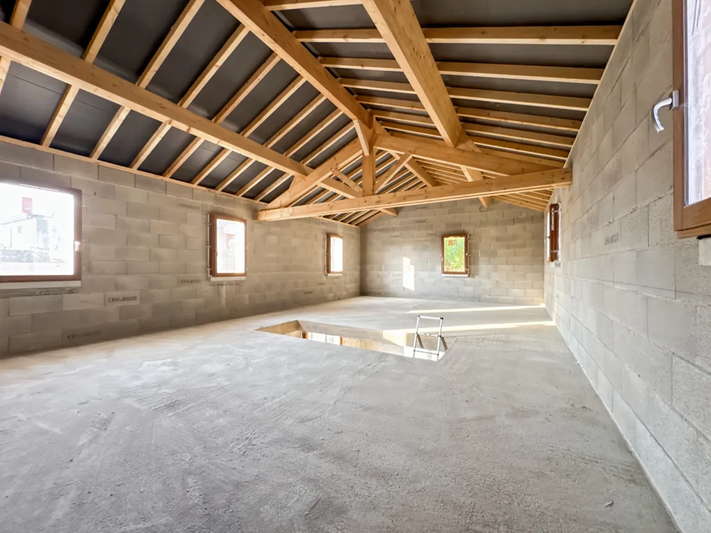 Pièces - Villa Neuve à Aménager à Ste Euphémie