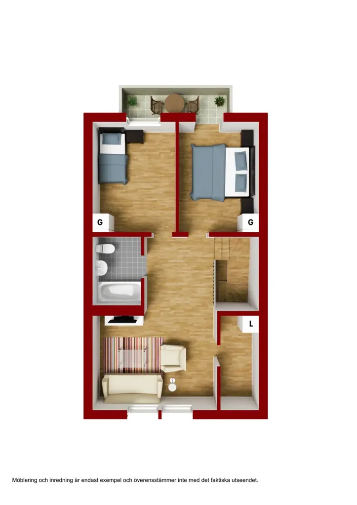 Plaan - Well-Maintained Flat with Balcony in Bromölla