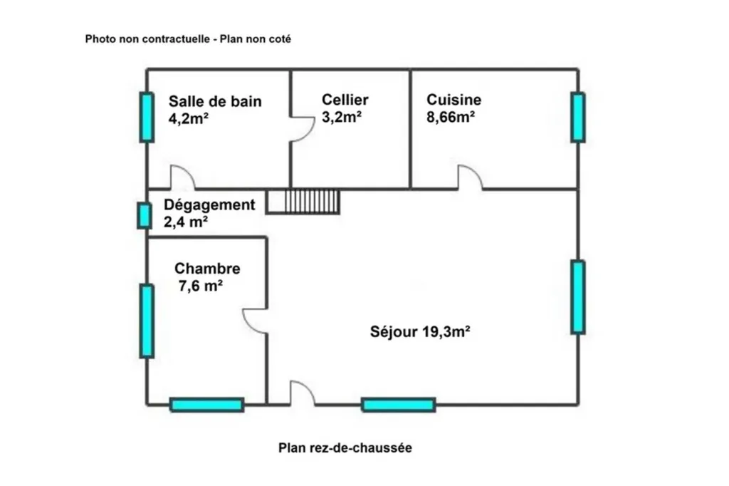 Plaan - 4-Piece House with South View in Caille