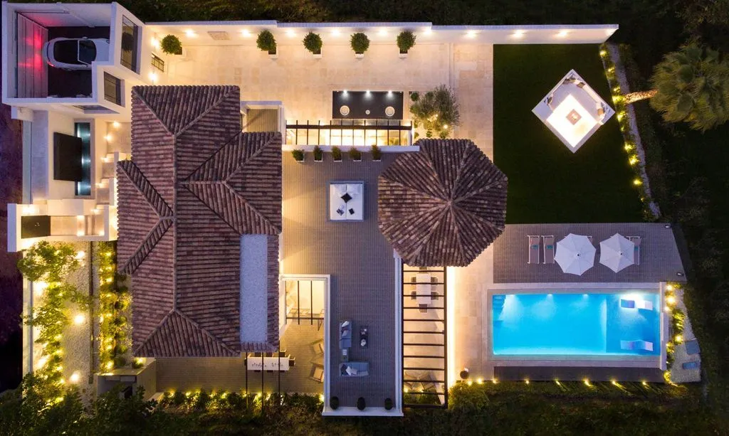 Vue aérienne - Contemporary Villa with Golf Views in Nueva Andalucía