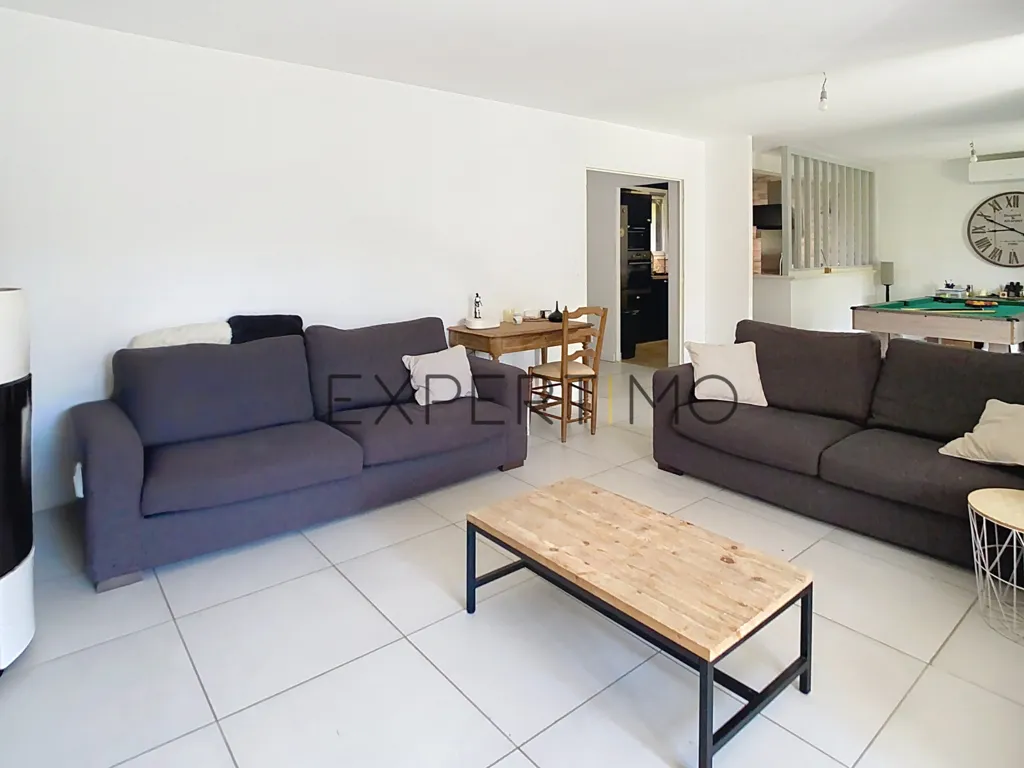 Living Room - Cottage with Balcony near Caen