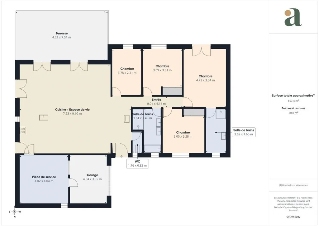 Planimetria - Family House with Pool in Callian