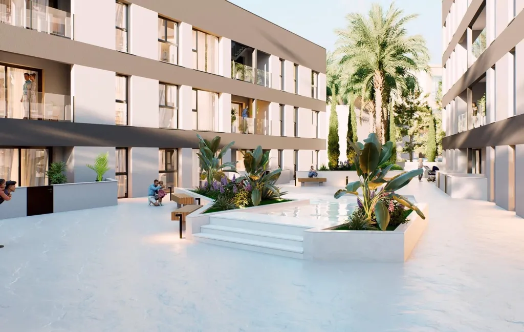 Jardin - New Build Beach Apartment with Terrace in Los Cuarteros