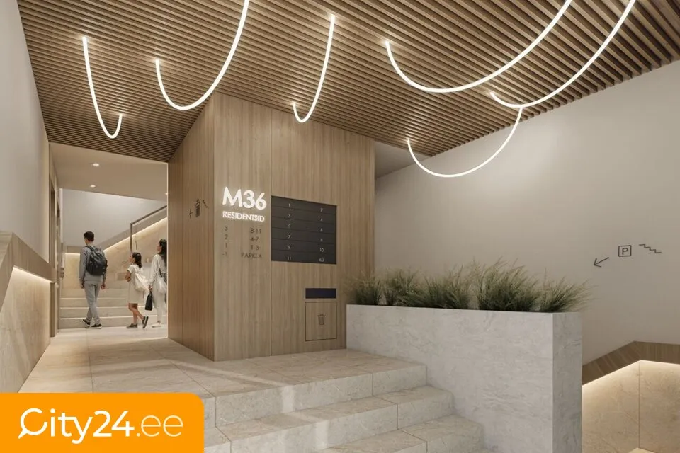 Hallway - 4-Bedroom Apartment with Sea View in Pirita